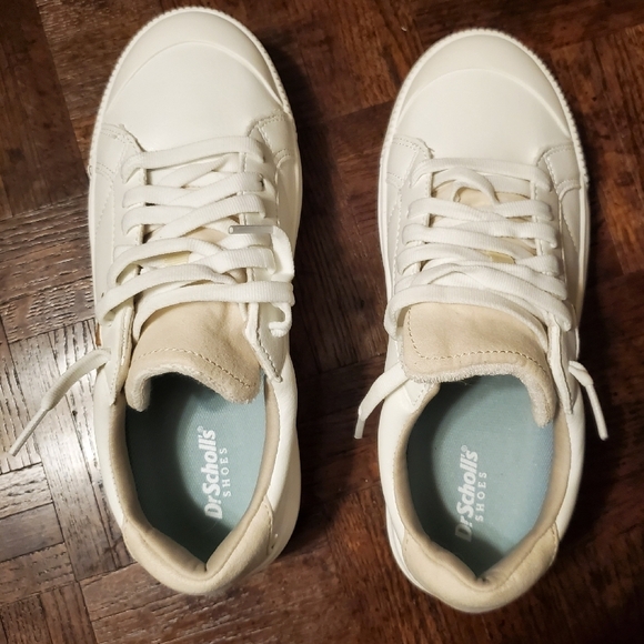 Women's White Sneakers - Picture 2 of 4